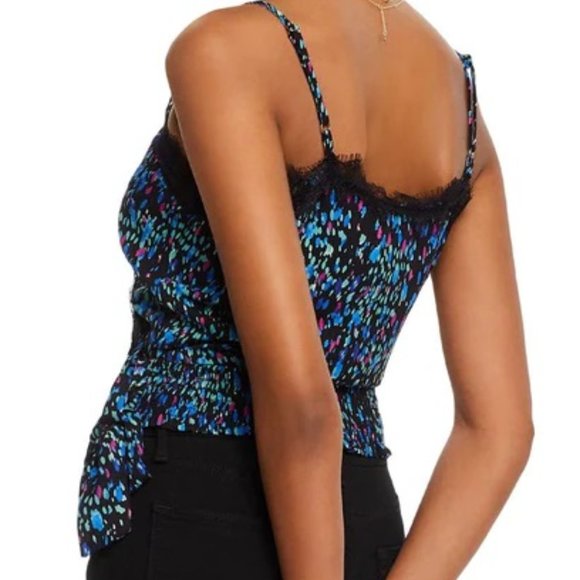 AQUA Women's Lace-Trim Wrap Cami Camisole Top - NEW w/ TAGS NWT - Picture 2 of 7